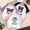 Children's Casual Short-sleeved T-shirt - Summer Girls' Fashion Top