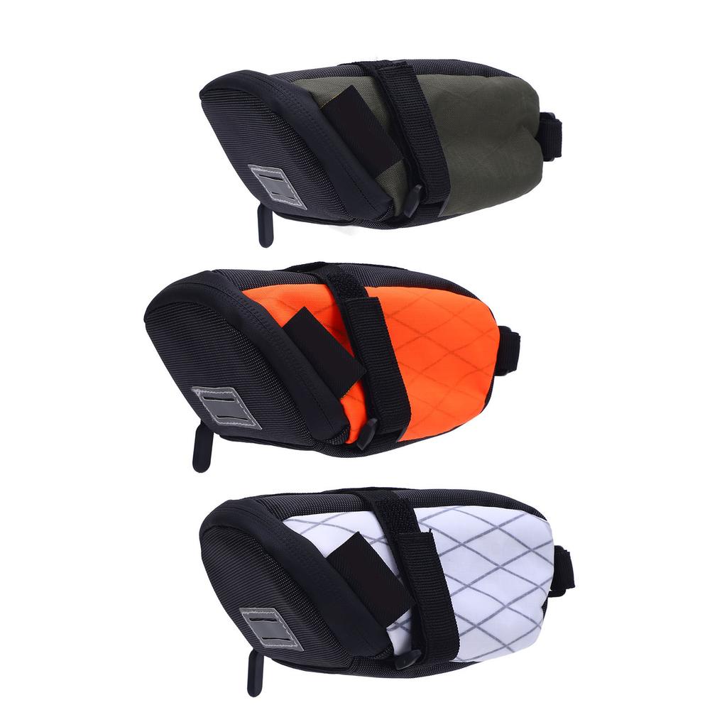 Bike Saddle Bag 1.3L Capacity Rainproof Hard Wearing Cycling Under Seat Pouch for Mountain Road Bike