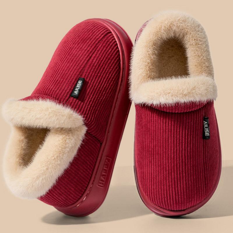 Autumn and Winter Unisex's Shoes Comfortable Warm Shoes Flat Slipper Home Slipper