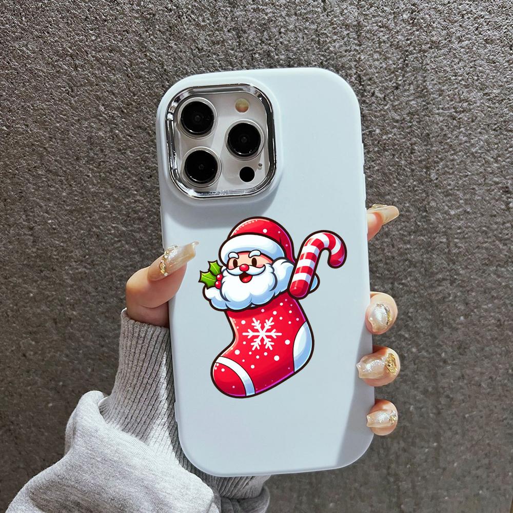 N102 Счастливого Рождества и Нового года Мягкие чехлы для телефонов iPhone 16 Pro — фото 16