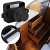 RV Yacht Boat Campers Caravan Push Button Lock Button Catch Lock Zinc Alloy Trailer Paddle Lock Cabinet Door Locks