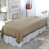 Thickened Cotton Linen Massage Bed Sheet - Solid Color