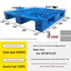 1x1 meter grid pallet with 10 steel bars