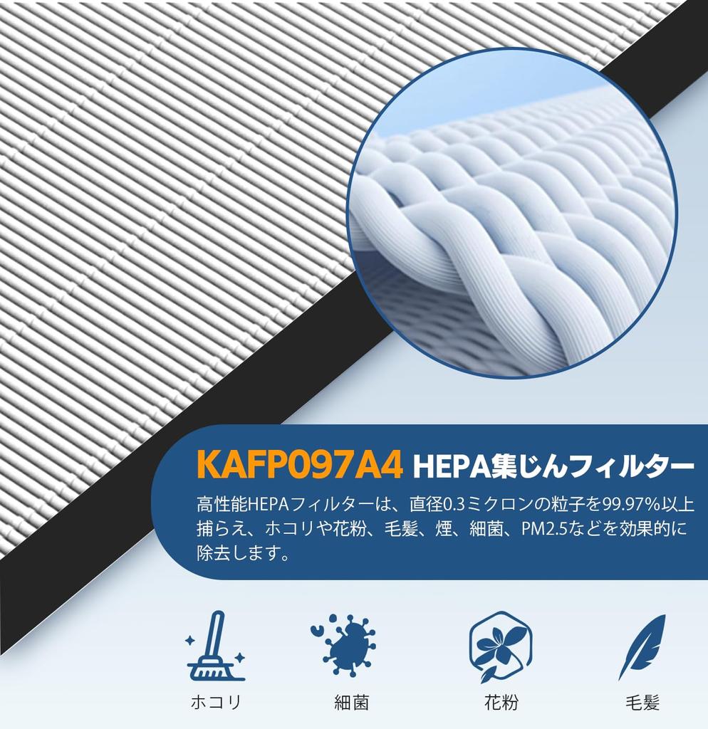 Filtr pro čističku vzduchu AKMAN Daikin KAFP097A4, prachový filtr KAD109A4, deodorizační filtr MC554A ACM55Z MCK55Z, náhradní díl pro čističku vzduchu MC55Z