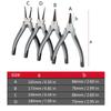 Professional 4Piece Snap Rings Pliers Set for Internal & External Rings, High Carbon Steel with Comfortable Grip Handle