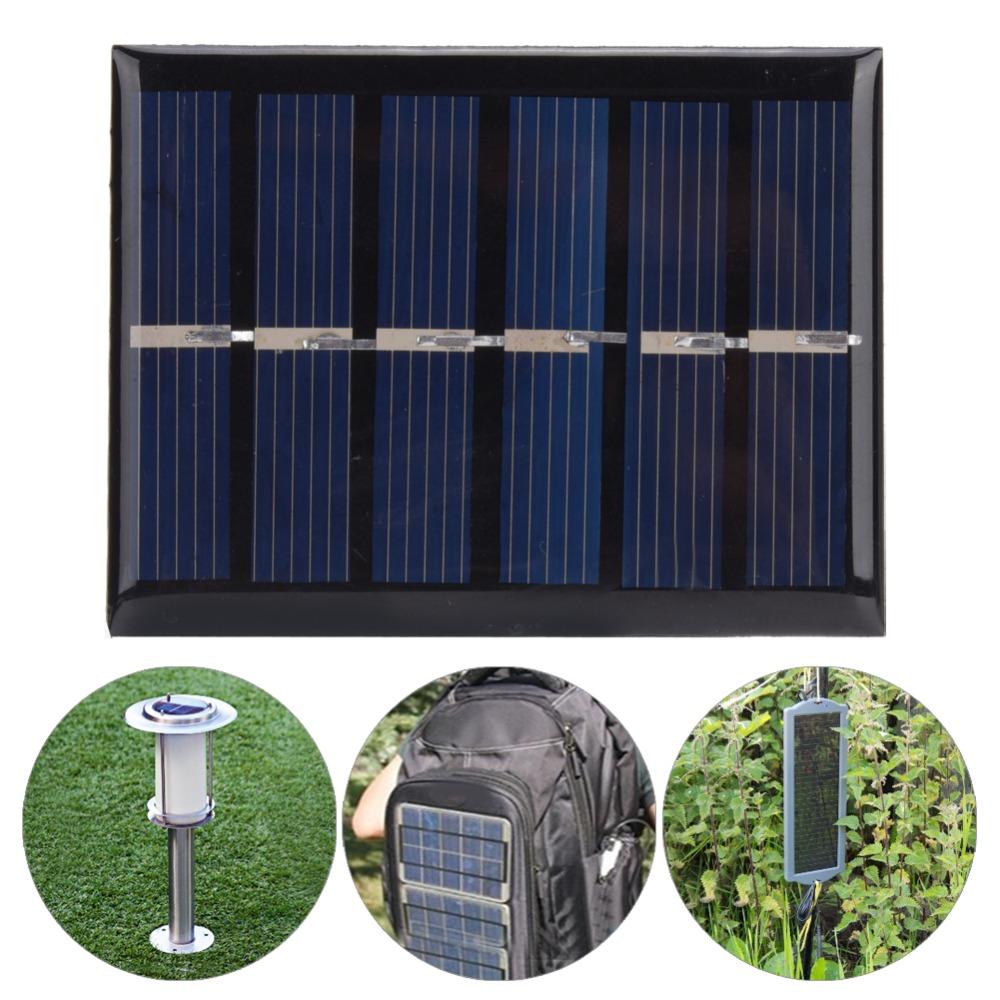 4 Pcs 65x48mm Solar Power Charging Panel 3V 0.3W DIY Solar Panel Durable Solar Panel Solar Charging