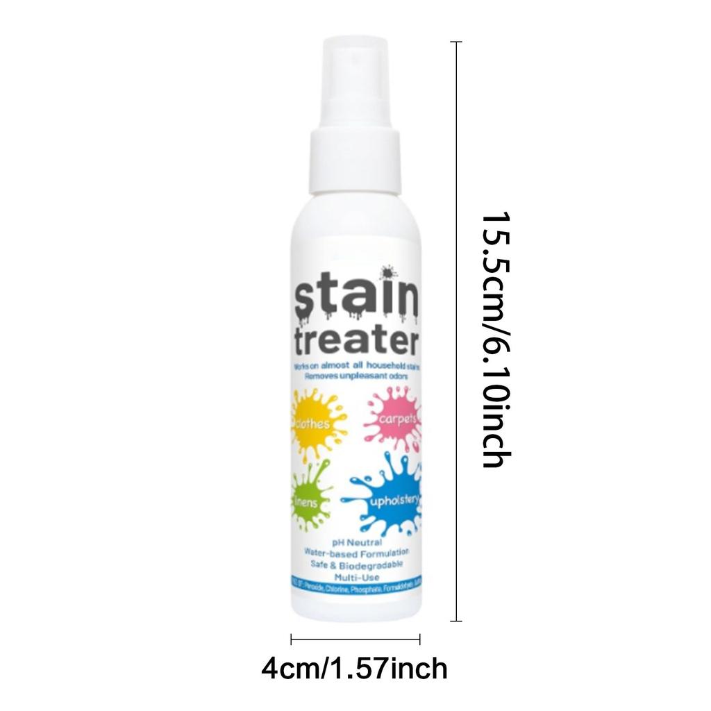 120ml Household Stain Remover Removes Oil Eco-Friendly Stain Remover for Fabric Upholstery & Car Seats Bottle Random