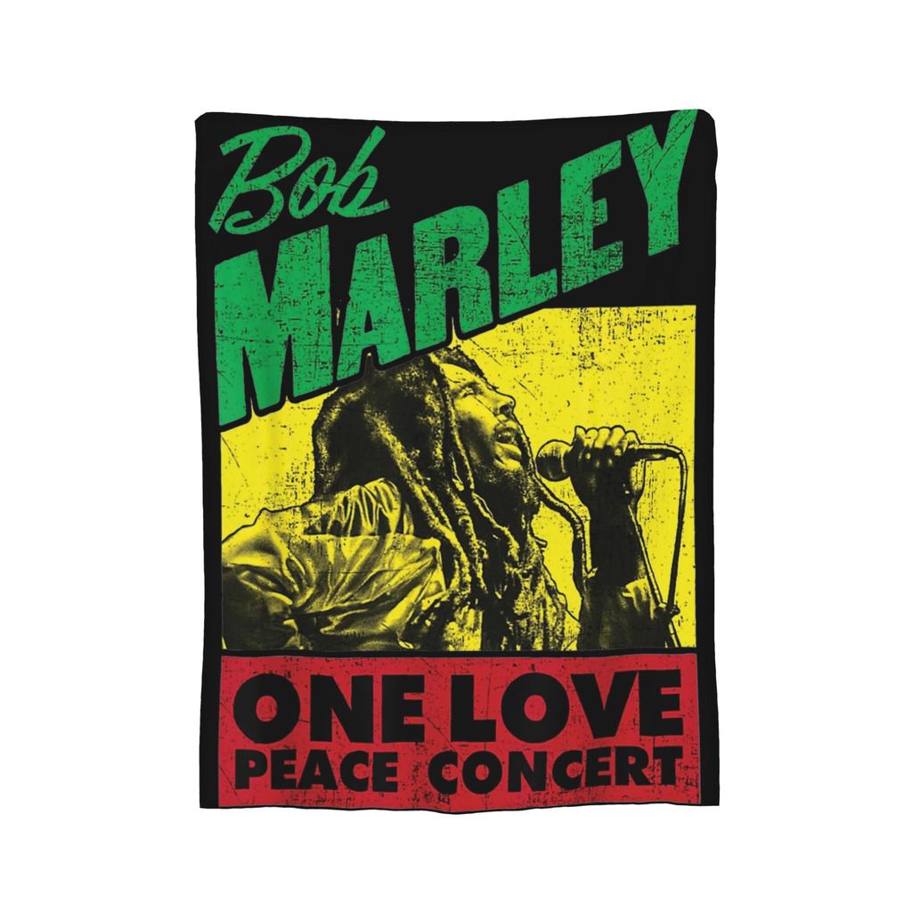 Bob Marley Reggae Ajax  Fleece Blanket Rasta Music Creative Throw Blankets for  Sofa Bedding Lounge Rug Piece,
