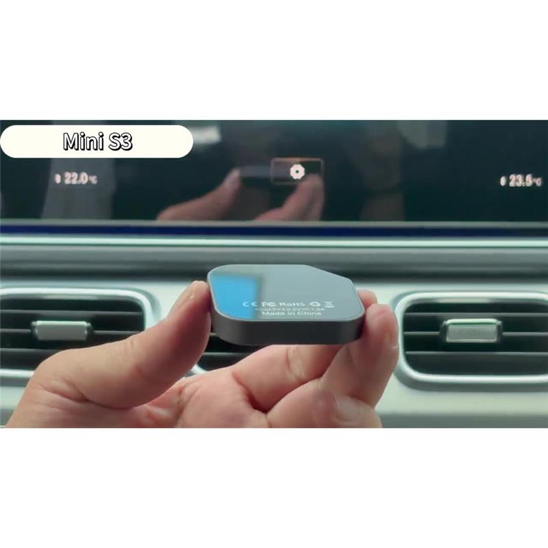 New Upgraded Aluminum Alloy Wireless Carplay Adapter Wireless Android Auto Dongle Plug And Play BT Wifi Auto Connection