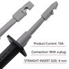 2Pcs Multimeter Test Leads Set Automotive Wire Piercing Probes Insulation Back Probes For 4Mm Banana Extended Test Cable