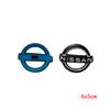 BQAHUE1 ABS Car Steering Wheel Center Cover Sticker Emblem for Nissan Titan Qashaqai Sylphy X-trail Micra Note Xterra Sentra Altima
