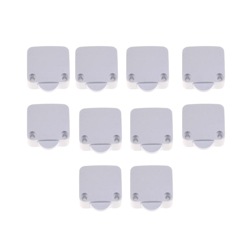 10Pcs Cupboard Door Switch Replacement Spare Part Automatic 202A for Storage Locker Wardrobe Pantry Kitchen