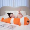 Ocean Style Cartoon Clownfish Pillow Soft Plush Cushion for Living Room Bedroom Sofa and Bay Window Decor