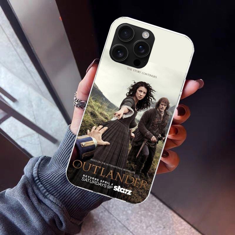 Outlander TV Phone Case For iPhone 17 Air 16 15 Pro Max 14 Plus 13 Mini 12 11 Cover 7 8 SE Silicone Shell Print Fundas 17 Air 16