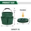17L Folding Basket with Handle Collapsible Garden Tool Tote Storage Bag Portable Picnic Baskets Outdoor Beach Baskets JT581