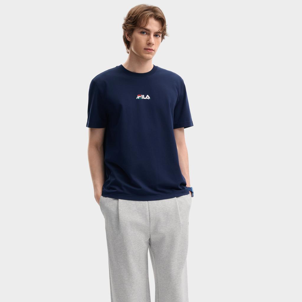 Fila Tennis Embroidered Print Casual Comfortable T-Shirt Men Tops A11M633143FDB