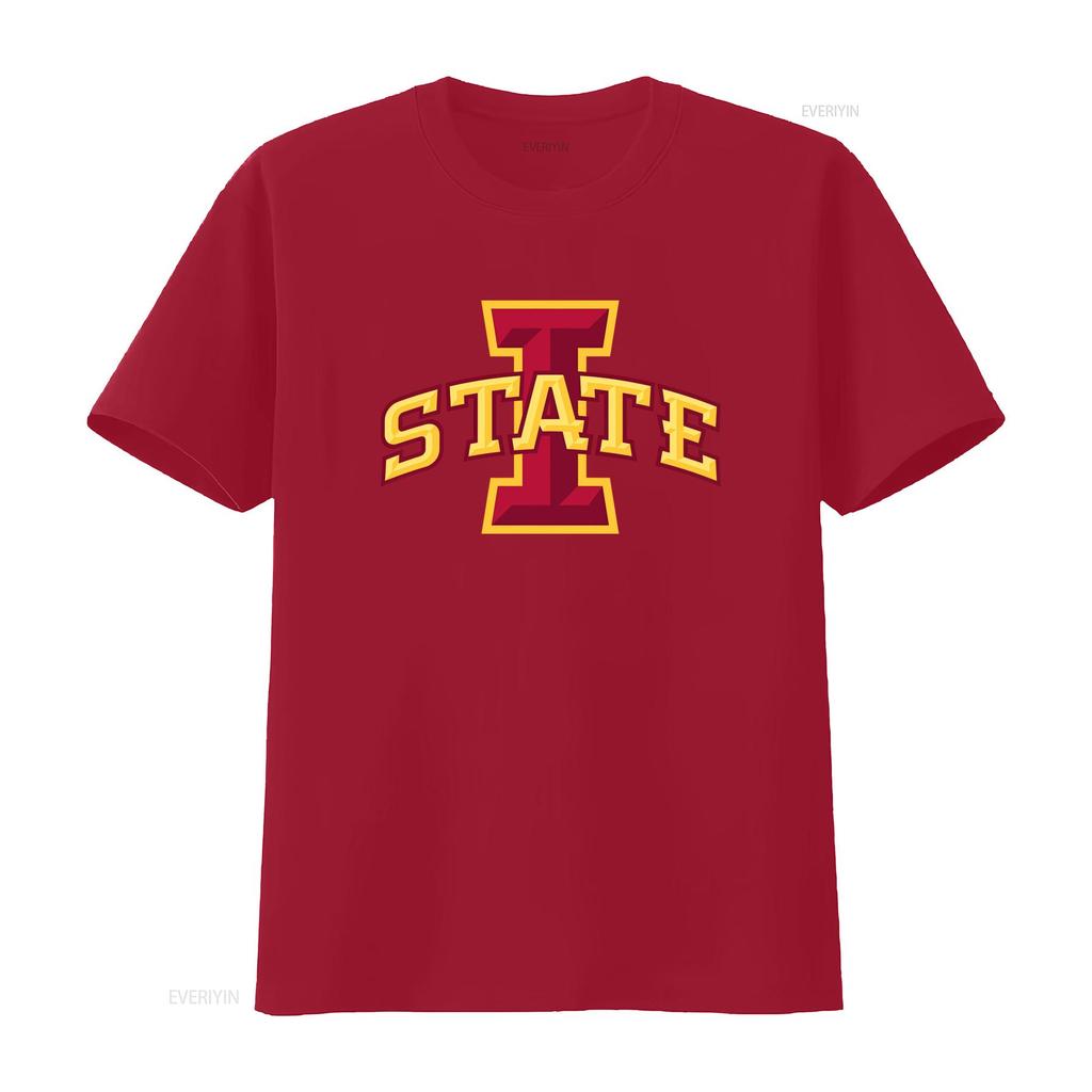 Iowa STATE Koszulka Softstyle Ubrania College'owe Duch Szkoły Fan Stylowy Design vintage Prana Góra Do Codziennego Noszenia z grafiką