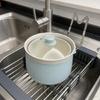 Slow Cooker Pot Lid Holder Stainless Steels Kitchen Utensils Pot Lid Organizers for Dinners, Gatherings Easy to Clean
