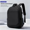 Minimalist Water-Repellent Business Backpack with Large Capacity & Convenient Charging for Everyday Commute
