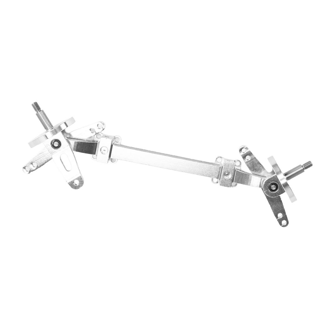 179mm RC Steering Front Axle Aluminium Alloy Silver RC Car Upgrade Part for Tamiya 114