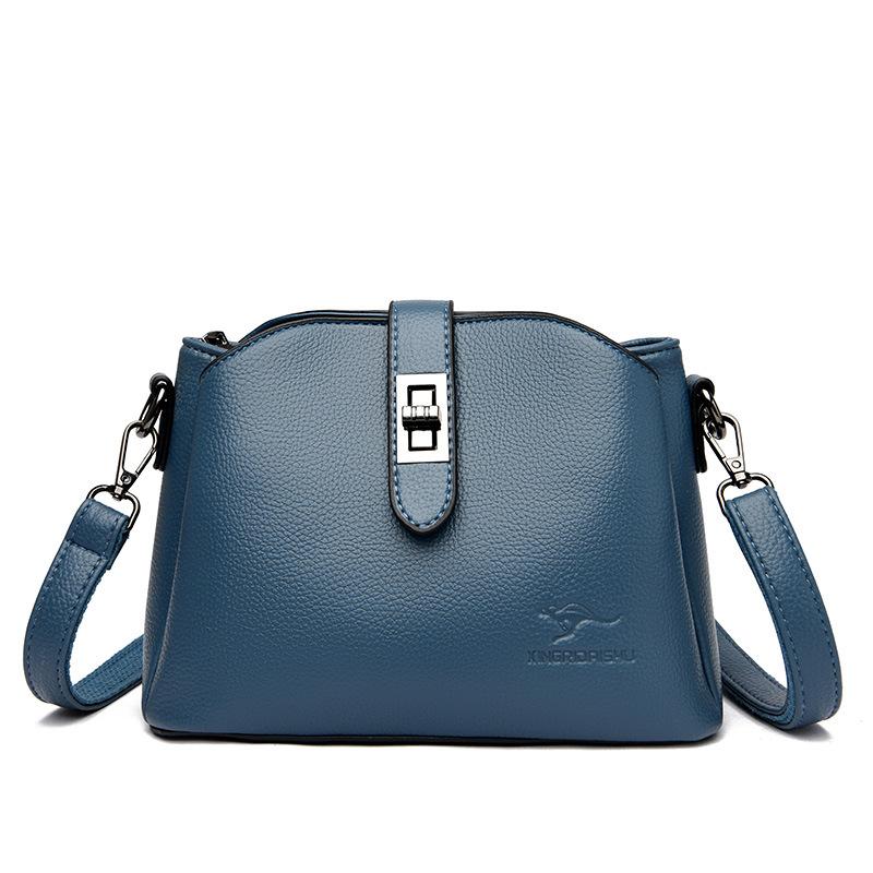 Bucket Bag Fashionable One-shoulder Crossbody Women's Bag New High-end Multi-layer Large-capacity Women's Bag