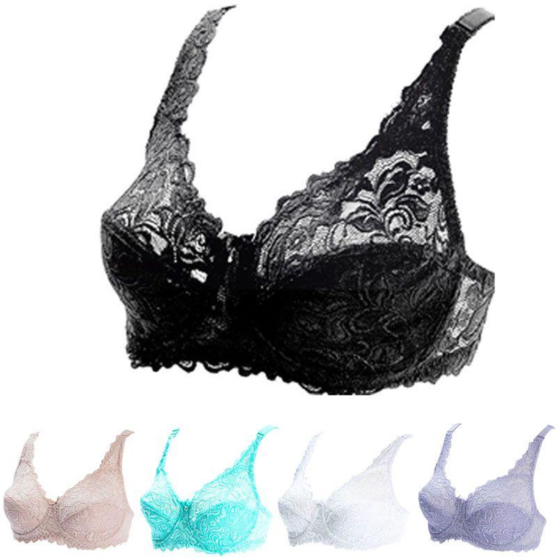 Eleganter Und Sexy Spitze Damen BH Übergröße 75-100 D E Ultradünne Büstenhalter 95e 100e Unterwäsche
