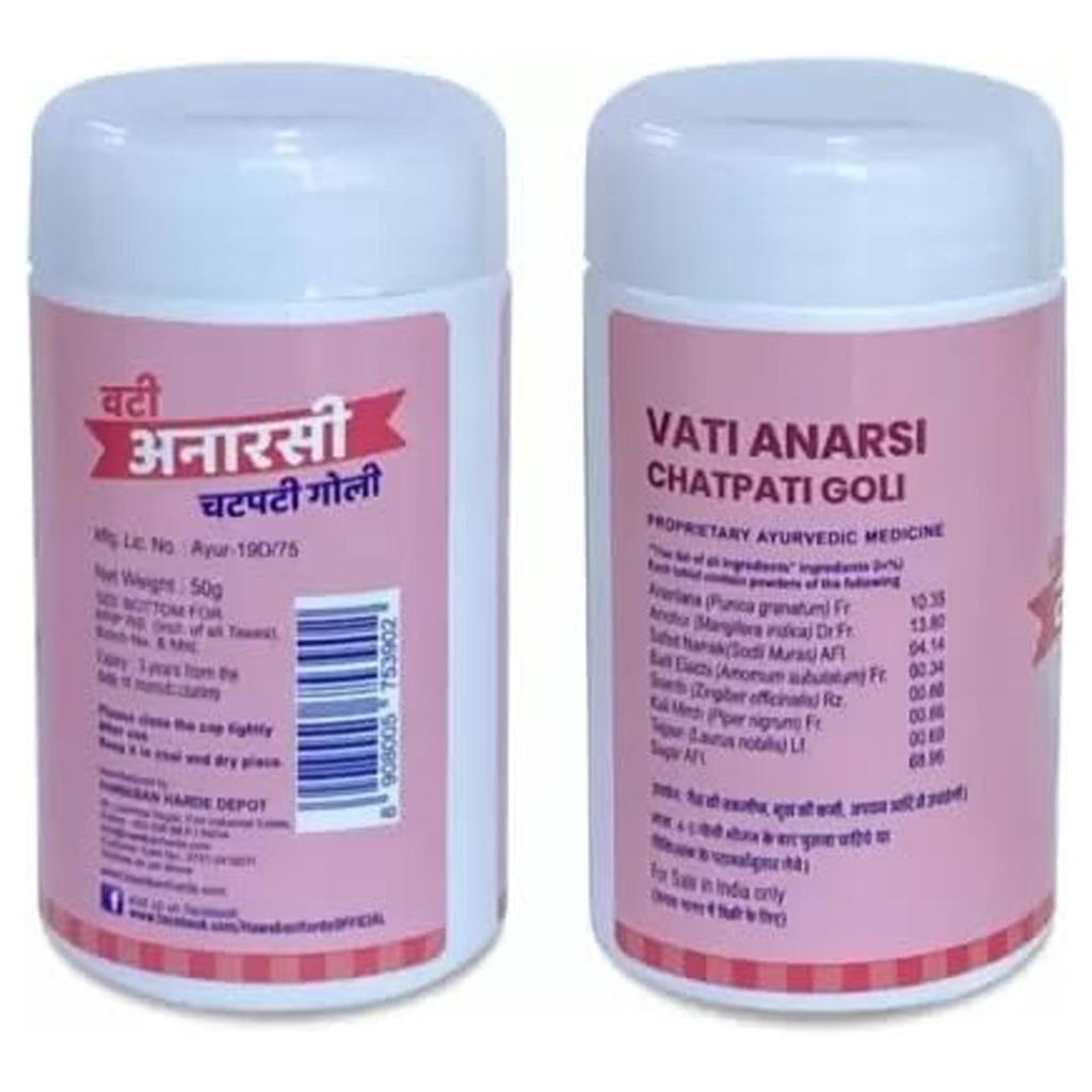 Hawaban Harde 90G Combo Pack With Hing Goli Anarsi Pachak Amla Nimbudi Tasty Digestive Indian Appetizer Vegetarian 90g