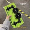 Collapsible Lightweight Portable Grocery Cart with Wheels for Easy Shopping and Delivery