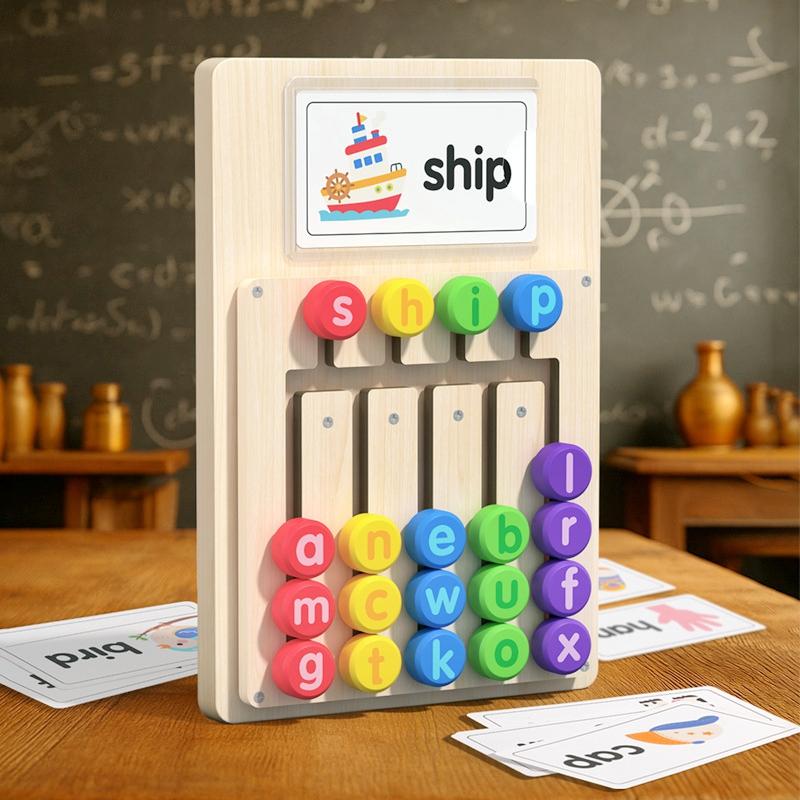 Montessori Wooden 5-Color Shape Matching Cognition Learning Game Thinking Training Puzzle Toy Party Chrismas Gift For Toddler