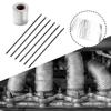 Car Accessories Interiors Tape Exhaust Heat Tape Manifold Downpipe High Temperature Bandage Tape Silver Adhesive Tape