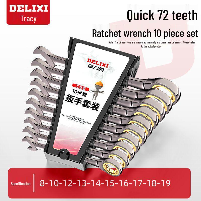 Obousměrná ráčna Sadu oboustranných klíčů - Rychlé šetření práce, Otevřený a Očkový konec, Nářadí pro autoopravy.