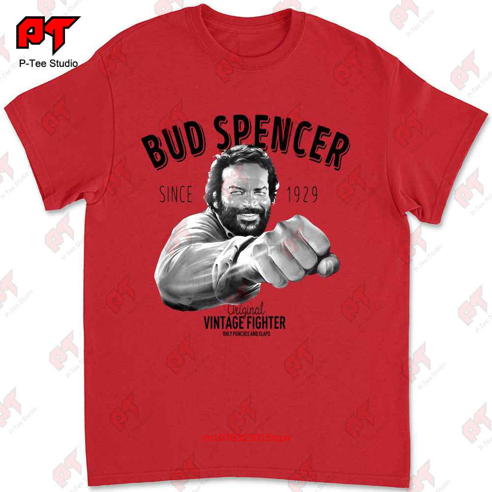 T Shirt Uomo Bud Spencer Vintage Fighter Banana Joe Lo Chiamavano Trinita X7N5