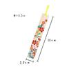 ALPHAX Wooden Bookmark, Made in Japan, Hinoki Cypress Bookmark, Cherry Blossom Design, Natural Wood, Japanese Traditional Beauty, Souvenir Item,