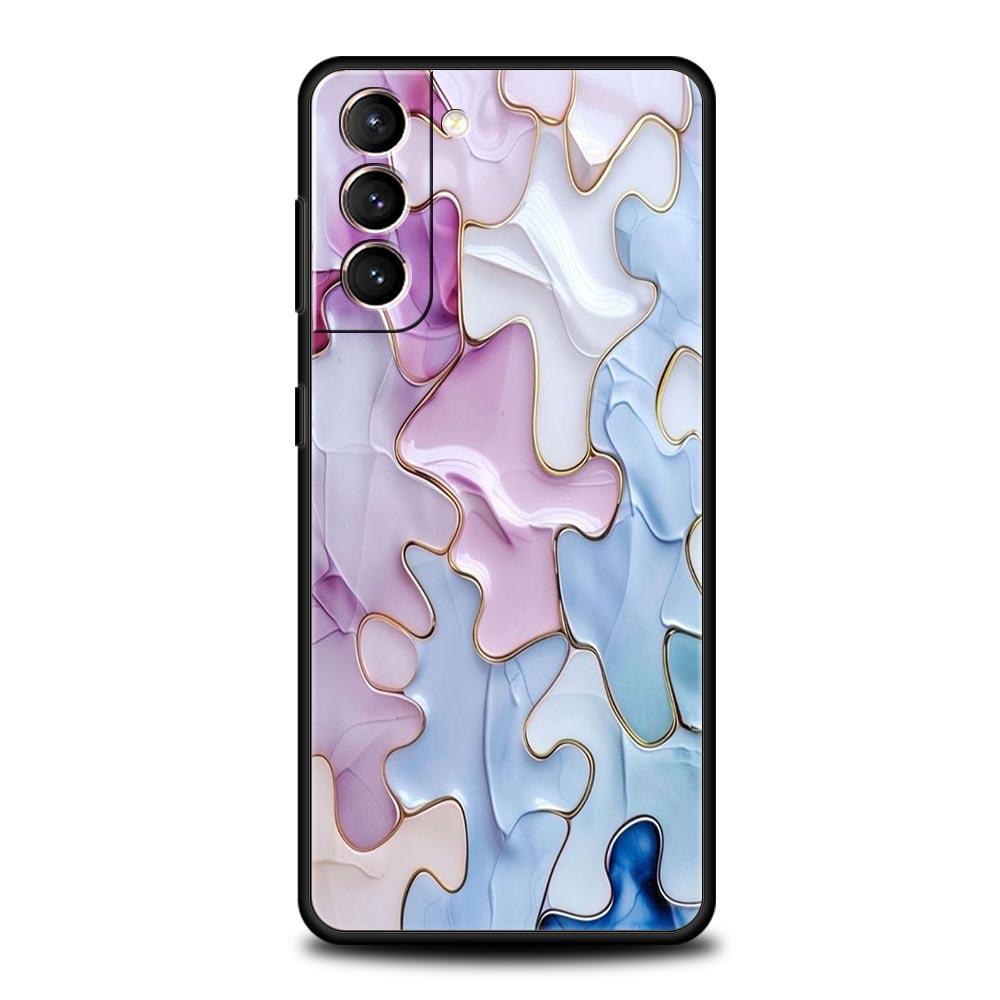 Folds Texture Phone Case for Samsung Galaxy S26 S25 S24 S23 S22 S20 S21 FE Ultra S25 Edge Plus 5G Soft TPU Cover Fundas Capa Bag
