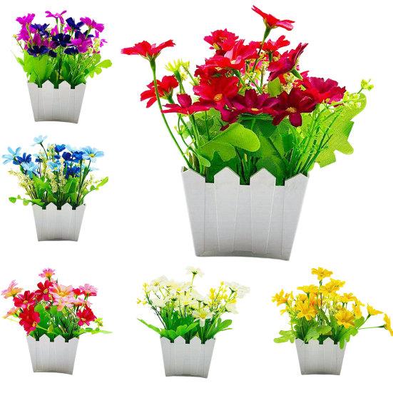 

Красивая имитация бонсай, цветок хризантемы, пластиковое свадебное украшение