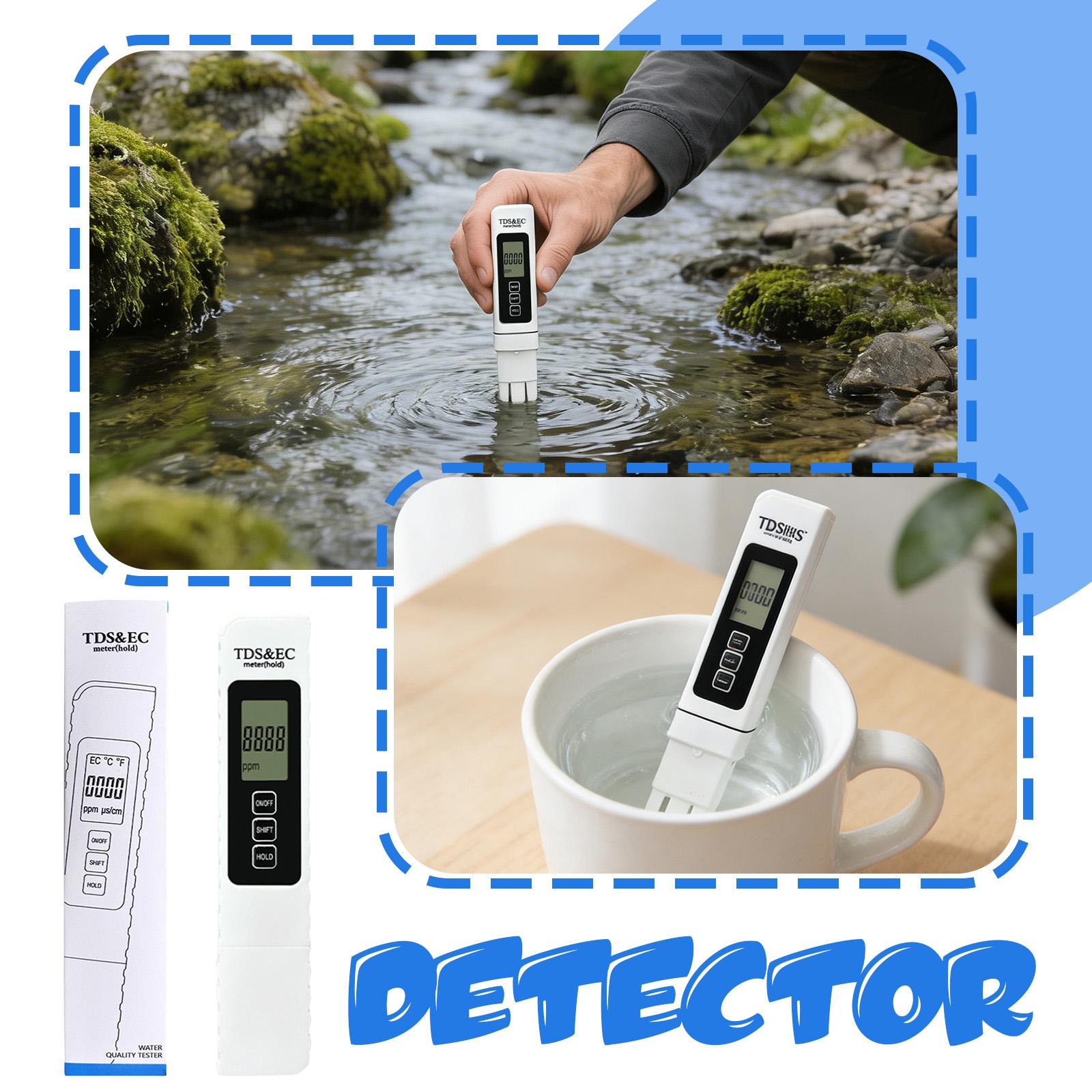 

A New 4-in-1 Digital Water Quality , A Portable Water Quality With A Color Display For Conductivity/temperature. One Size