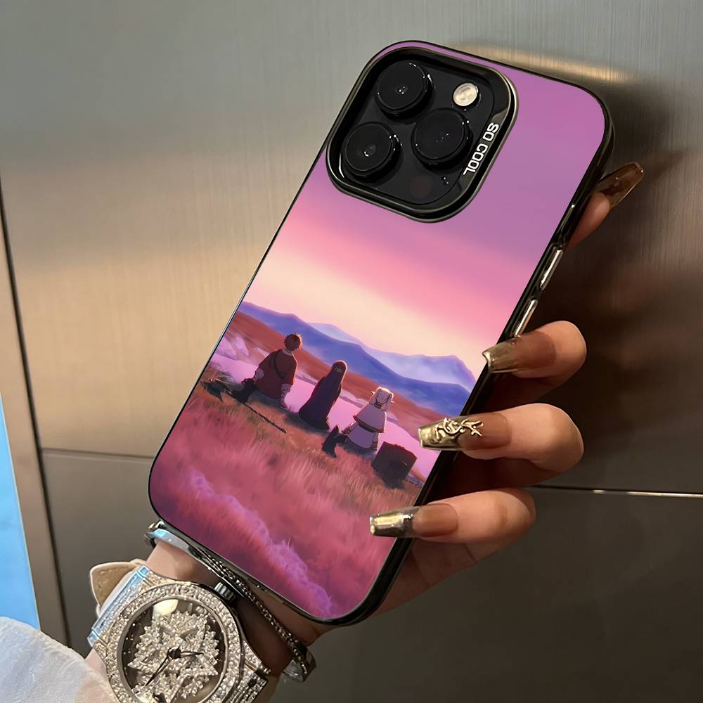 

B-Beyond Journey F-Frieren And Fern For iPhone 17 16 15 14 13 12 11 Pro Max XS 17 Air Silicone Colored Silver Bumper Cover iPhone11ProMax