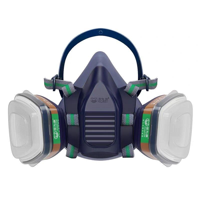 

Gas Mask Protection Mask Half Full Face Gas Mask Respirator for Chemical Organic Vapor Filters Protection Industrial Paint Spray