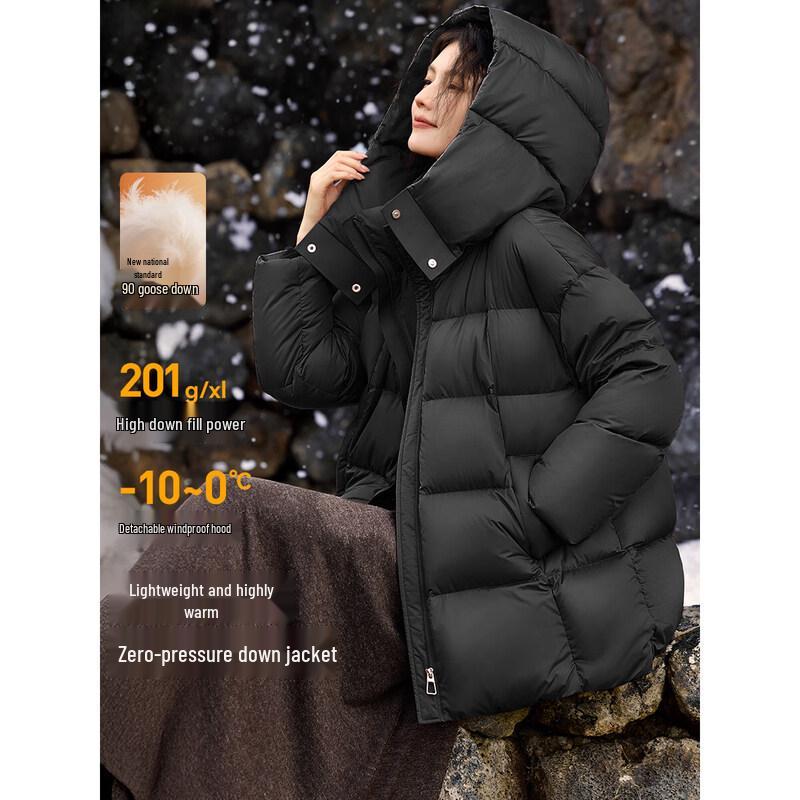 XWI Women s Lightweight Hooded Winter Down Jacket 2XL