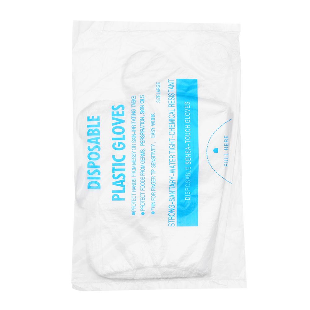 50/100PCS Transprent Polyethylene Disposable Gloves Catering Kitchen Fruit Food Hygiene Gloves Avoid Direct Touch Safety Tools
