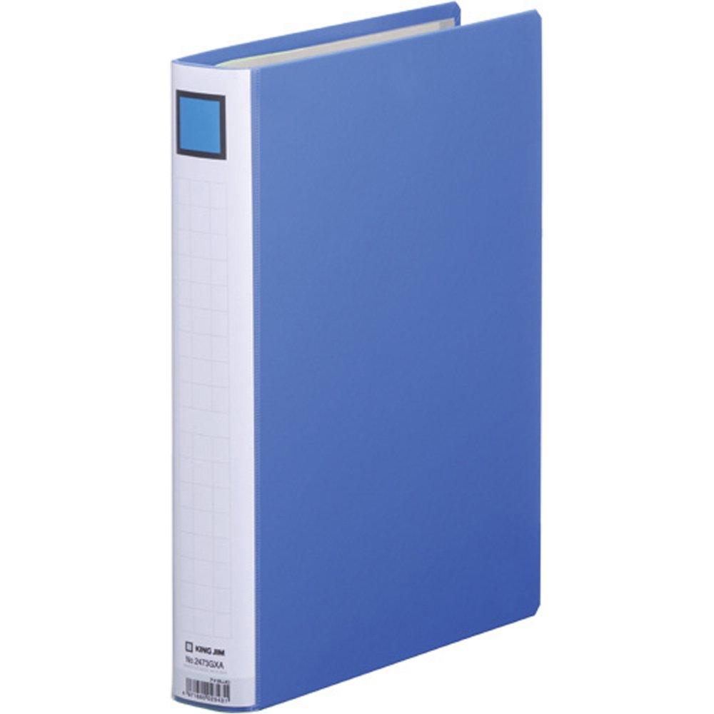 

King Jim King File Super Dodge P2473GXA 10 Book Pack A4 Blue Ao-10