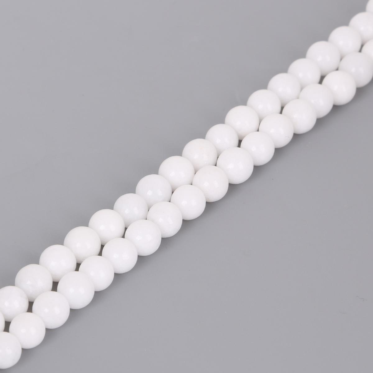 

4-12 мм/32-93 шт. Натуральные фарфоровые бусины с белым камнем для изготовления ювелирных изделий своими руками 6mm 62pcs белый