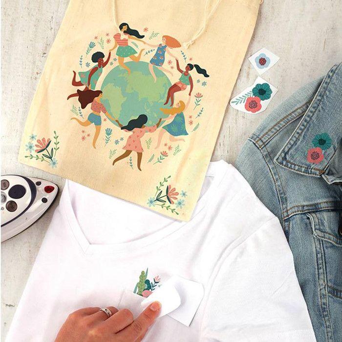 Transfert thermocollant A4 - Femmes autour du monde