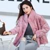 New Fur Real Mink Fur Patchwork Mink Coat Genuine Leather Fur Mink Short Pink Mink Real Mink Send Mom and Wife