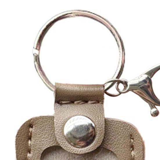 Pet Hair Keepsake Keychain Dog Cat Paw Shape Hair Storage