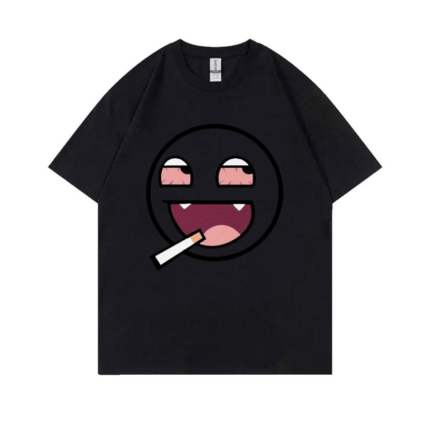 

Epic Face Domo Kun Funny Meme T Shirts Casual Cotton Oversized Tshirt Men Women Summer O-Neck Fashion High Quality T-Shirt 3XL