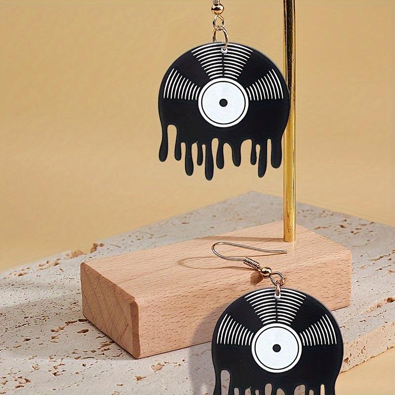 New Hot Sale Vinyl Music Festival Earrings Earrings Pendant Accessories