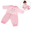 18" Soft Silicone Reborn Doll Clothes, 45cm DIY Girl's Realistic Doll Outfit.