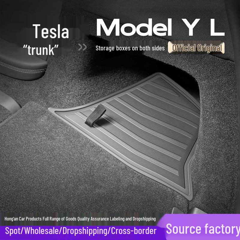 Tesla Model Y Kofferraum Seitenaufbewahrungstaschen für L3 Innenraummodifikation