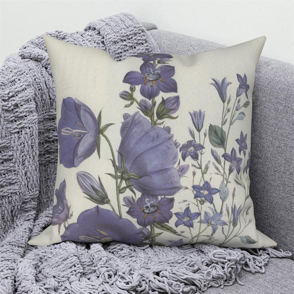 

Простое цветочное межсоединительное одеяло, декор дивана в фермерском доме, автомобильный плед, пион, Энни, принт 50x50cm